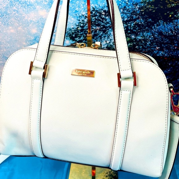 Kate Spade Mint Green Leather Crossbody / Handbag Excellent Used Condition - Picture 2 of 16